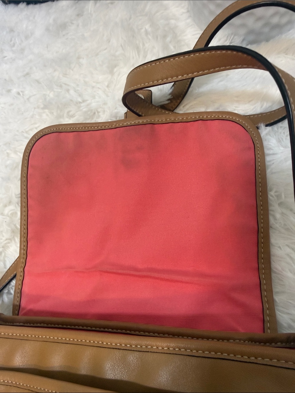 COACH Hadley Leather Field Shoulder Bag In Leather Natural - Picture 7 of 15